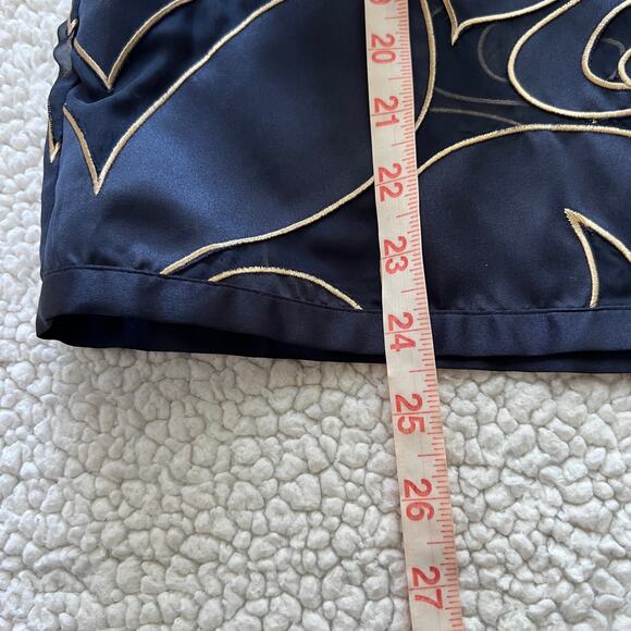 Chico's Traveler Black Sheer Embroidered Open Jacket Size 1 Medium - Picture 8 of 8